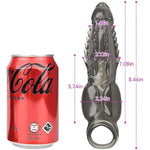 Reusable Penis Sleeve, Ultra-Soft Penis Enlarger Cock Ring Extender Male Sex Toys Thickened Testicle Ring Realistic Textured Cock Extender Sheath For Men Couple