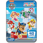 Paw Patrol - Magnetic Creations Tin - Dress Up Play Set - Includes 2 Sheets Of Mix & Match Dress Up Magnets With Storage Tin. Great Travel Activity For Kids And Toddlers!