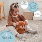 Clara Capybara - Microwavable & Weighted Plush Stuffed Animal - Heated Plushie For Warmth - Cute, Soft, Cozy Toy For Adults & Children (Boys, Girls, & Toddlers) By Warm Pals