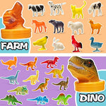 95 Pcs Small Animal Toys, Assorted Mini Ocean, Zoo, Farm, Dinosaur, Insect, Dog And Horse Figure, Little Plastic Animals Figurine For Easter, Sensory Bin Stuffers, Birthday Gifts,Kid 3-5