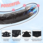 Strap On Realistic Vibrating Dildo Wearable Harness With 8 Vibrator Suction Cup Penis Anal Dildo Detachable Silicone G Spot Vibrators Adult Sex Toys For Women Couple Lesbian Remote Control