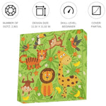 DIAMOND DOTZ Jungle Animal Diamond Painting Kit for Adults with Gems
