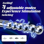 Electric Shock Butt Plug Estim for Men with 4 Electric Shock Modes BDSM