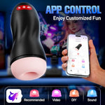 Automatic Male Masturbator Adult Toy - Penis Pump Male Sex Toy For Men With 9 Suction & 10 Vibration & One-Click Storm Male Stroker, Hands-Free Male Masturbators Mens Adult Sex Toys & Games Machine