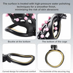Male Chastity Cages Mens Small Cock Cage With Silicone Massage Points Lightweight 3D Printed 5 Sizes Rings Micro Penis Devices Sex Bondage Adult Toys (Xs)