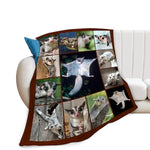 Sugar Glider Blanket Cute Weasel Animal Throw Blanket Soft Warm Cozy Fuzzy Plush Gifts For Girls Women Lightweight Fleece Flannel Stuff Decor Blankets For Kids Adults 50"X40"