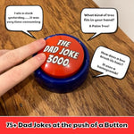 Gifts For Dad And Fathers - Features 75+ Extra Funny Dad Jokes At The Push Of A Button - Dad Gifts From Daughter, Dad Birthday Gift, White Elephant Gifts, Gifts For Men