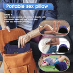 Sex Position Pillow Sex Dice - Dildo Pillow Dildo Mount Sex Toy Mount Ideal For Enhancing Intimacy Cushion,Lumbar Support Cushion Inflatable Leg Pillow Sex Toys For Women And Couples(Dark Blue)