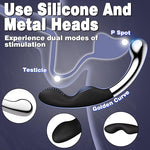 Metal Prostate Massager Anal Dildo, Prostate Wand Anal Hook Adult Sex Toy