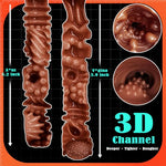 Pocket Pussy Male Sex Toys for Men, Black Goddess Realistic Sex Doll