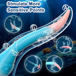 Anal Toys Long Dildo,11.4 Inch Fantasy Dildos For Prostate Massager & Anal Training,Luminous Monster Dildos With Knot, Silicone Thin Dildo Adult Sex Toys & Games For Women Men Beginner