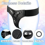 Adult Sex Toys Harness Dildos - Adult Sex Toy For Women Strap-On Dildos With Adjustable Waist, Female Sex Toys Silicone Dildos Vibrators With Remote Control For Hands-Free Play, Sex Toys For Lesbians