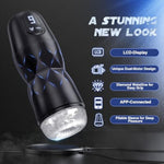 Male Masturbator Penis Pump - Male Sex Toys For Men With Strong Vacuum Pump & 5 Sucking 9 Vibrating Modes, Lcd Display Adult Toys Pocket Pussy For Men App Control 3D Sleeve Pumps & Enlargers