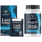 Delay Wipes Sexual Enhancer For Men To Last Longer In Bed + Vitaflux Triple Power Nitric Oxide Supplement For Male Performance, Stamina, Energy, Recovery - Increase Duration & Performance