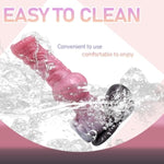 Animal Penis 8.3 Inch Realistic Wolf Dildo Large Size Anal Plug Adult Sex Toys (Pink + Gray)