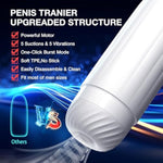 Automatic Sucking & Vibrating Male Masturbator - Upgraded Adult Toys Penis Pump, Hands Free Pocket Pussy Sex Machine Male Stroker, Blowjob Sex Toy Mens Vibrator Adult Sex Toys & Games For Men