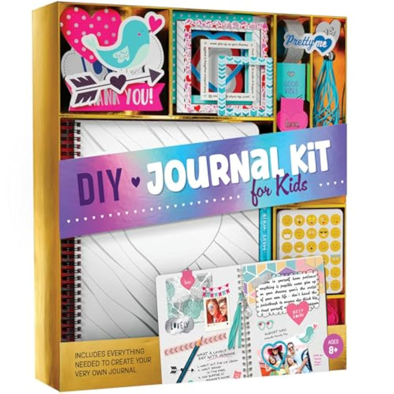 DIY Journal Kit for Girls - Perfect Gift for 8-14 Year Old Teenage Girls - Fun Crafts and Activities