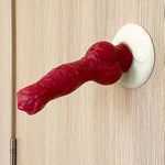 Knotted Dog Dildo With Suction, 8.26 Inch Anal Plug Pink Silicone Adult Toy Lifelike Animal Dildos For Beginners Women And Men Gay Lesbian