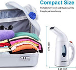 Steamer for Clothes Steamer, Portable Handheld Garment Fabric Steamer Fast Heat-up Powerful Clothes Steamer with High Capacity for Home and Travel - Not for Abroad