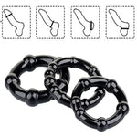 Penis Ring Testicle Stretchers With Chain Leather Penis Bondage Cbt Ring Sex Toys For Men Adjustable Parachute Shape Chastity Scrotum Device