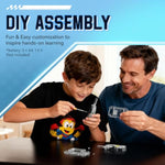 Retevis EZTalk 80 STEM Toys for Ages 8-13, DIY Walkie Talkie Kit for Kids, STEM Gifts for Kids, Science Kits for Christmas Boys Girls Age 6-8, Experiment Electronics Kit, Beginner's Starter DIY Set