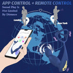 Prostate Massager Anal Dildo Vibrator Anal Toys With Penis Ring, App Remote Control Vibrating Anal Butt Plug With 9 Vibrating & Swing Modes, Male Sex Toys For P Spot Massager, Adult Sex Toys For Men