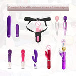 Waist Bdsm Belt Vibrator Leather Harness Vibrator Holder Bondage Strap-On Harness Bdsm Chastity Forced Orgasm Belt For Dildofor Women