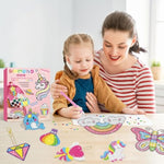 16 Pcs Diamond Art Kit for Kids Ages 4-8, 8-12, Kids Diamond Art and Crafts