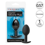 Silicone Anal Plug with Weighted Ball and Easy Pull Handle
