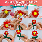 300pcs 1inch Green Pom Poms for Arts and Crafts, Pom Pom Balls, Craft Pom Poms