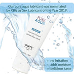 Water-Based Lubricant, Personal Lube For Men, Women & Couples, Pure Aqua Flavored, Premium Ph Balanced And Vegan Formula, Edible And Body Safe, 70Ml, 1 Count