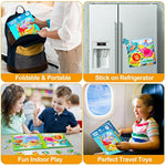 Magnetic Puzzles For Kids Ages 3-5, Two-Book Set, Dinosaur Animal Jigsaw Puzzle Magnet Books Travel Games Montessori Preschool Learning Activities Toddler Toys For 3 4 5 6 Year Old Boys Girls