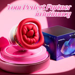 Sucking Vibrator Rose Sex Toy - Upgraded 5In1 Mouth Vibrator Adult Sex Toys For Women With Lcd, 10 Sucking & 10 Tongue Licking & 10 Vibrating, Clit Nipple & Anal Toys For Female Couples
