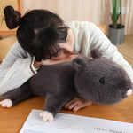 Mouse Plush Pillow,Rat Stuffed Animal,Rat Plush Toy Holiday For Girls Boys Kids (Grey, 19 Inch)
