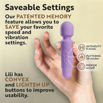 LuLu Vibrator, Vibrators, Womens Sex Toys, Female Sex Toy, Vibrater, Mini Vibrator Wand, Sexy Toys, Sexual Pleasure Tools for Women, Sextoy, Wand Vibrator - Amethyst