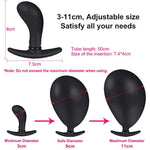 Inflatable Anal Plug With Pump, Adjustable Butt Plug For Men & Women, Expandable Silicone Anal Toy With Quick Release Valve, G Spot Stimulator Adult Sex Toy Prostate Massager For Beginners