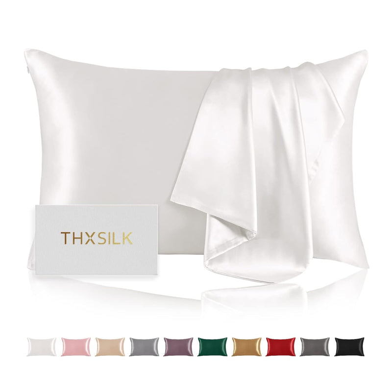 100% Pure Mulberry Silk Pillowcase For Hair And Skin, Highest 6A+ Grade Pure S