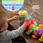 - Bentley Caterpillar - Travel With Toddler Must Have Activity Toy - Fine Motor Skill Development - Counting And Color Recognition Stuffed Animal