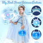 Frozen Toys For Girl Gift Kids Makeup Kit Elsa Princess Dress Up Set Purse Cape Real Make Up Nail Polish Wand Birthday Gift Toys For Little Girls Toddlers Age 3 4 5 6 7 8 Year Old