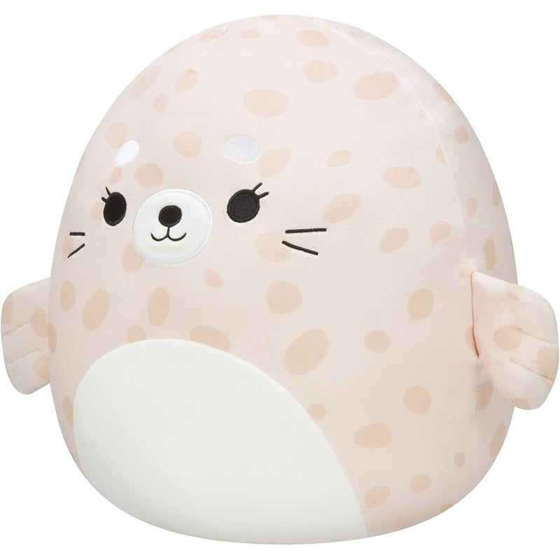 Original 14 Inch Lilou Beige Spotted Seal With White Belly Large Ultrasoft
