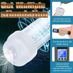 Electric Penis Vacuum Pump, Male Masturbator With 4 Suction Intensities Rechargeable Automatic Penis Enlarge Air Pressure Device Adult Sex Toys For Men