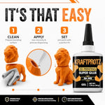 3D Printing Super Glue Gel 1.75 oz - Instant Adhesive for PLA ABS PETG TPU Filaments