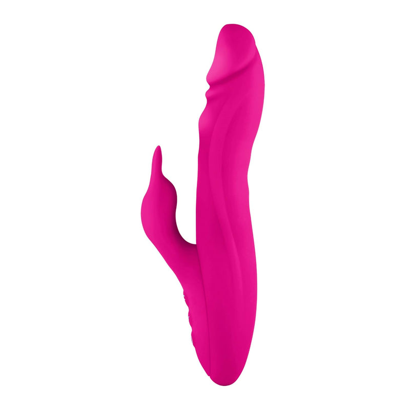 Booster Rotating Rabbit Vibrator - Waterproof Usb Rechargeable Vibrator 7 Speeds & 360 Degree Rotation - Clitoral Stimulator Rabbit Dildo Adult Toy For Women (Pink)