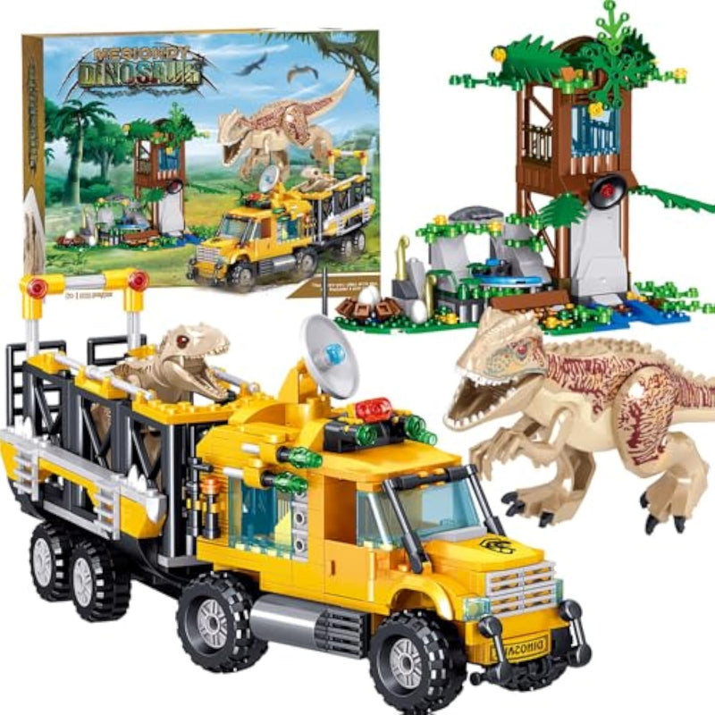 Dinosaurs Building Blocks Set, Dinosaur Toys For Age 8-14 Years,Dinosaur Park World, Birthday Gifts For Boys And Girls (546 Pcs)