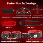 Bdsm Bondage Restraints For Adult Toys, 12 Pcs Bondage Gear And Accessories Sex Toys For Women And Couples