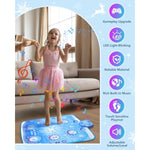 Frozen Toys Dance Mat For Girls – Bluetooth Light-Up Musical Floor Mat With 4 New Game Modes, Adjustable Volume, 2025 New Gift For Girls Ages 3-12 Birthday & Christmas