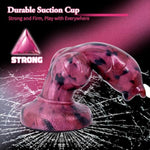 Knotted Dog Dildo With Suction Cup, 8.6Inch Thick Silicone Strap On Anal Dildos Plug Sex Toys For Advancer Women G Spot And Men Gay Couples(Normal)