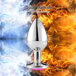 Anal Plug Sex Toys Games For Women,4 Pcs Stainless Steel Butt Plug Fox Tail Butt Plugs Trainer Silicone Anal Plugs For Adult Sex Toy For Couple Anal Training Set