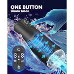 Automatic Sucking Masturbator For Men - Upgraded Male Masturbators Cup With 10 Vibrating & Suction, Hands Free Blowjob Adult Sex Toys Stroker Pocket Pussy With 3D Textured For Male Penis Pumps | Black