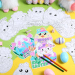 40 Piece Easter Magnet Painting Kit for Kids DIY Craft Supplies